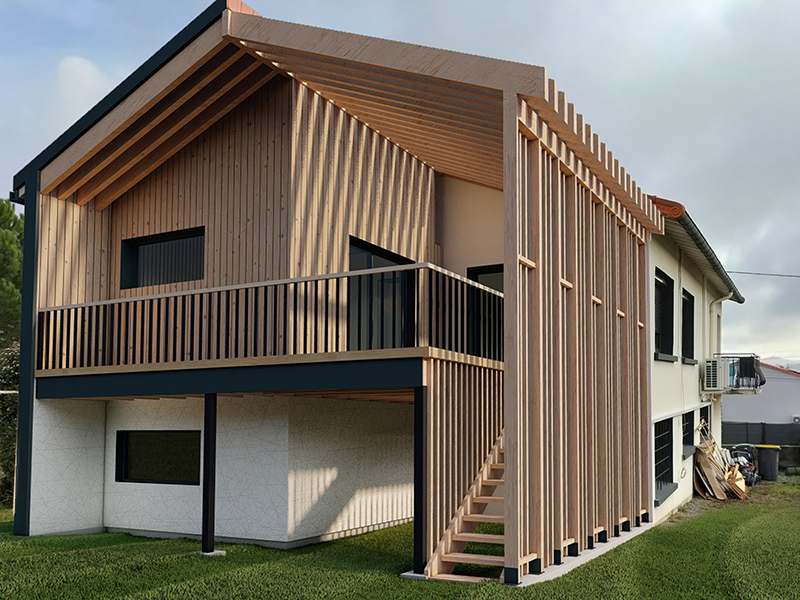 construction maison ossature bois  Puy-De-D&ocirc;me (63)